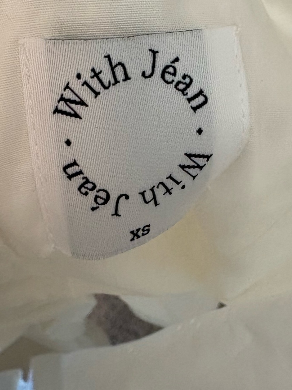 With Jéan Sabrin Dress in white corset mini dress size XS - Picture 8 of 9